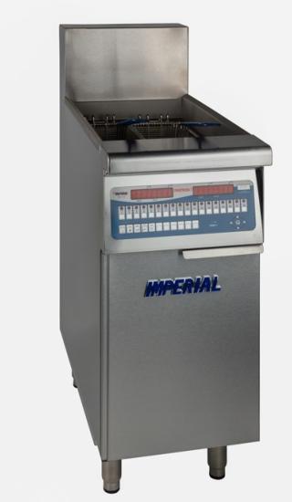 Série IFS-OP-C - Friteuse gaz à chauffe indirecte avec programmateur