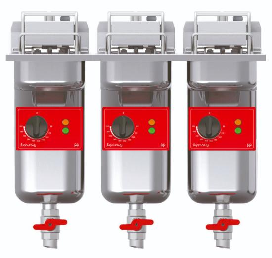 Gamme SUPER EASY - Les Friteuses encastrables à cuves triples